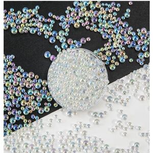Iridescent Acrylic Micro Beads 40,000 Pcs Nail Art